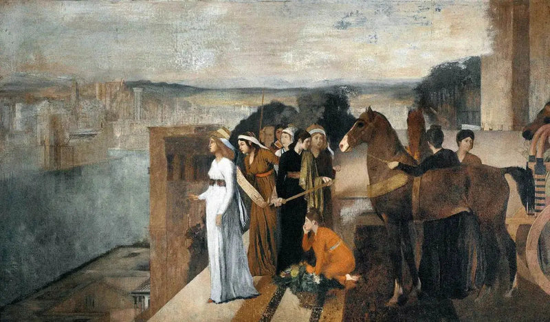 Semiramis, die Babylon errichtet - Edgar Degas