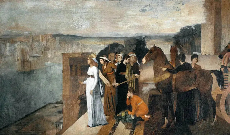 Semiramis, die Babylon errichtet - Edgar Degas