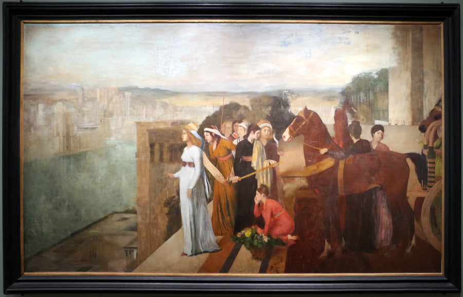 Semiramis, die Babylon errichtet - Edgar Degas
