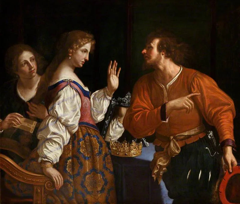 Semiramis, die die Nachricht vom Fall Babylons erhält - Guercino