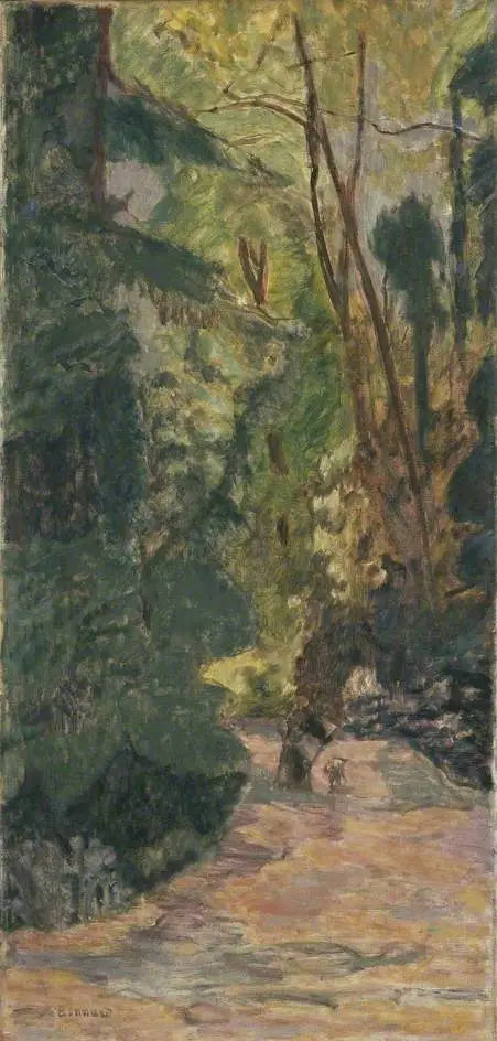 Sentier dans la forêt - Pierre Bonnard image 1 reproduction réalisée par Alpha Reproduction