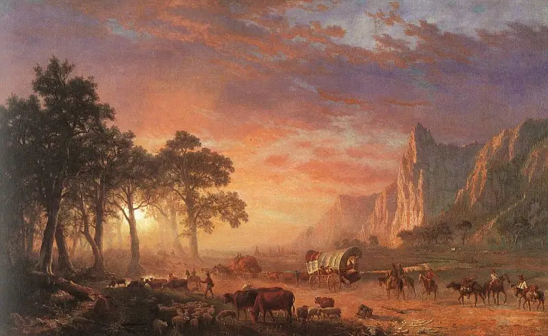 Oregonweg - Albert Bierstadt