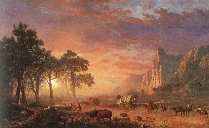 Oregonweg - Albert Bierstadt