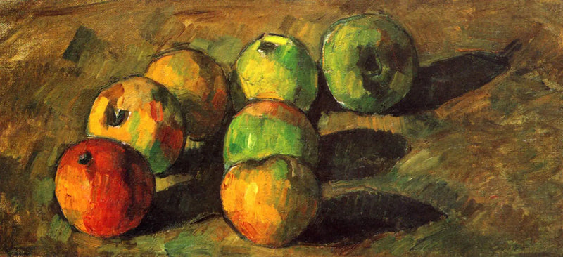 Sieben Äpfel - Paul Cézanne