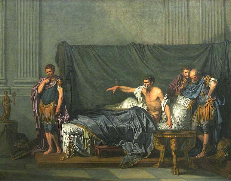 Septime Sévère und Caracalla - Jean-Baptiste Greuze