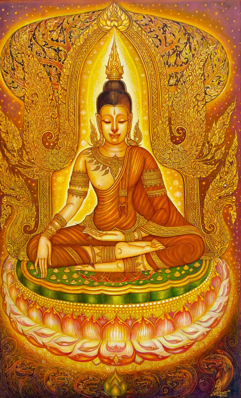 Gelassenheit des Buddha  | 80 x 130 cm
