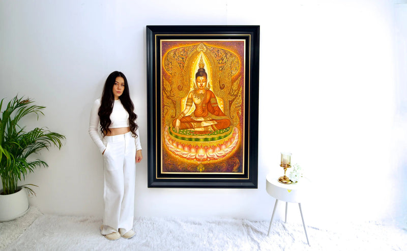 Gelassenheit des Buddha  | 80 x 130 cm