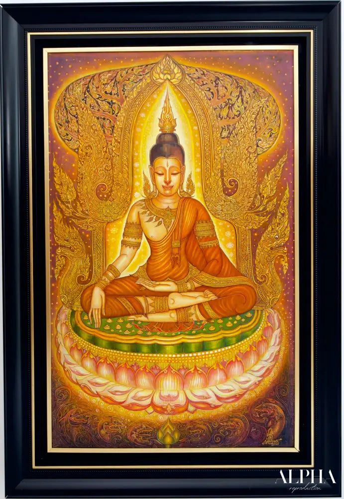 Serenity of the Buddha - Siwakorn | 80 x 130 cm Reproductions de tableaux à la peinture à l’huile