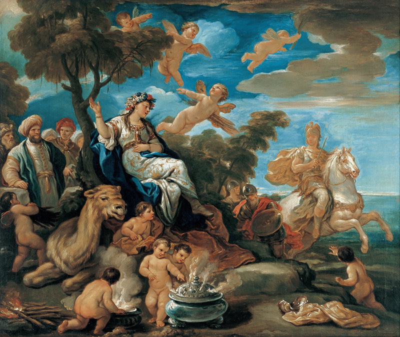 Serie der vier Weltteile. Asien - Luca Giordano