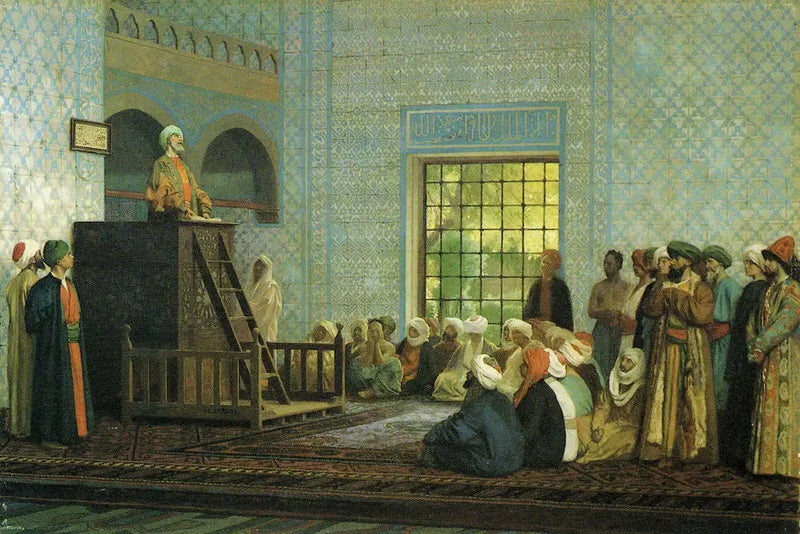 Predigt in der Moschee - Jean-Léon Gérôme