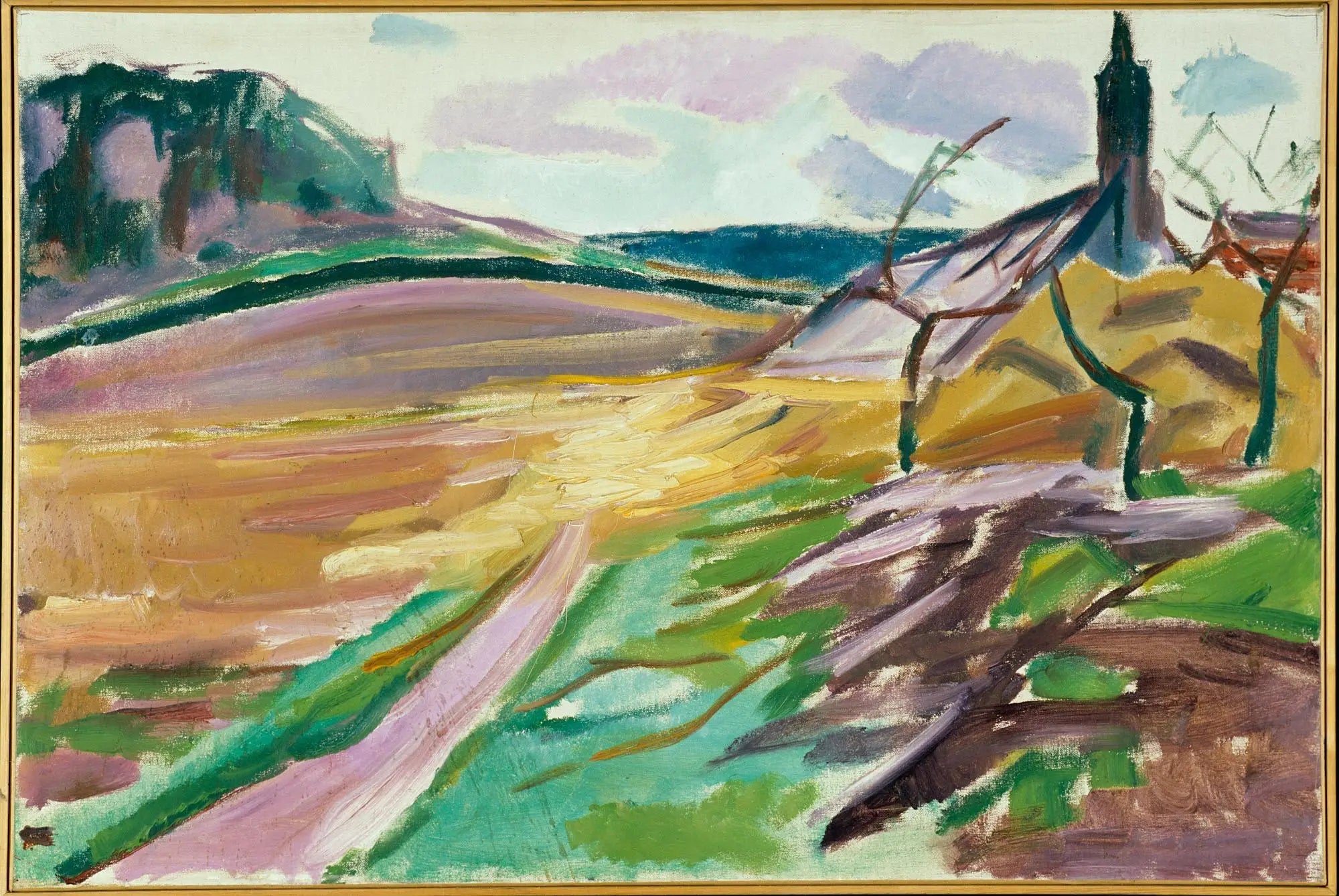 Serre à l'automne - Edvard Munch image 1 reproduction réalisée par Alpha Reproduction