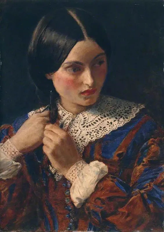 Nur eine Haarsträhne - John Everett Millais