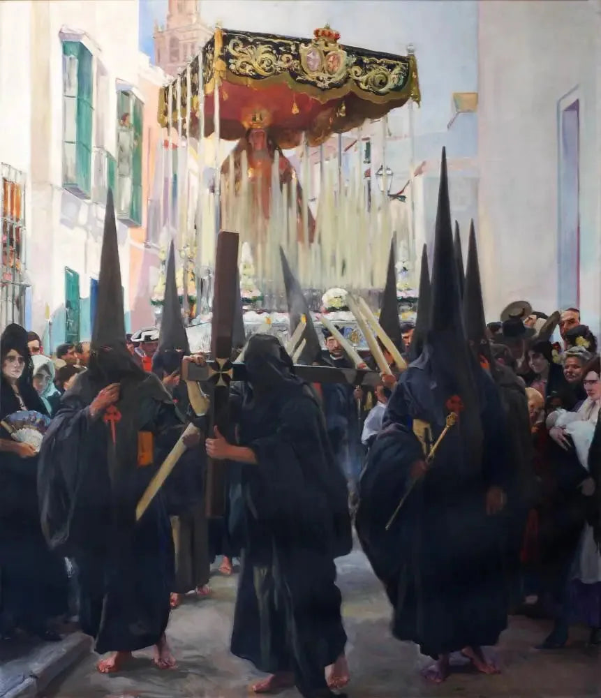 Sevilla, Karwoche. Bußfertige - Joaquín Sorolla