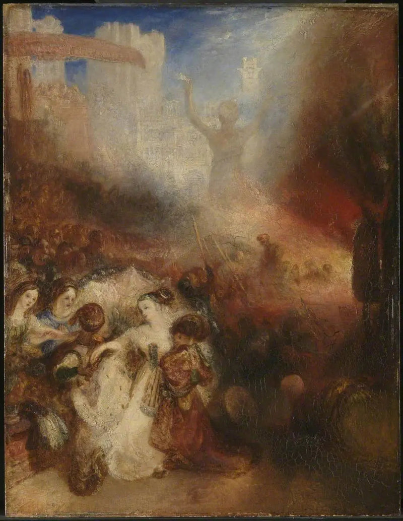 Schadrak, Meschach und Abednego im brennenden feurigen Ofen - J. M. W. Turner