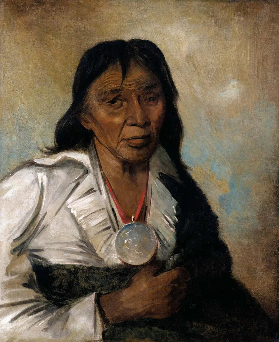 Shin-gós-se-moon, Große Segel, ein Chef - George Catlin