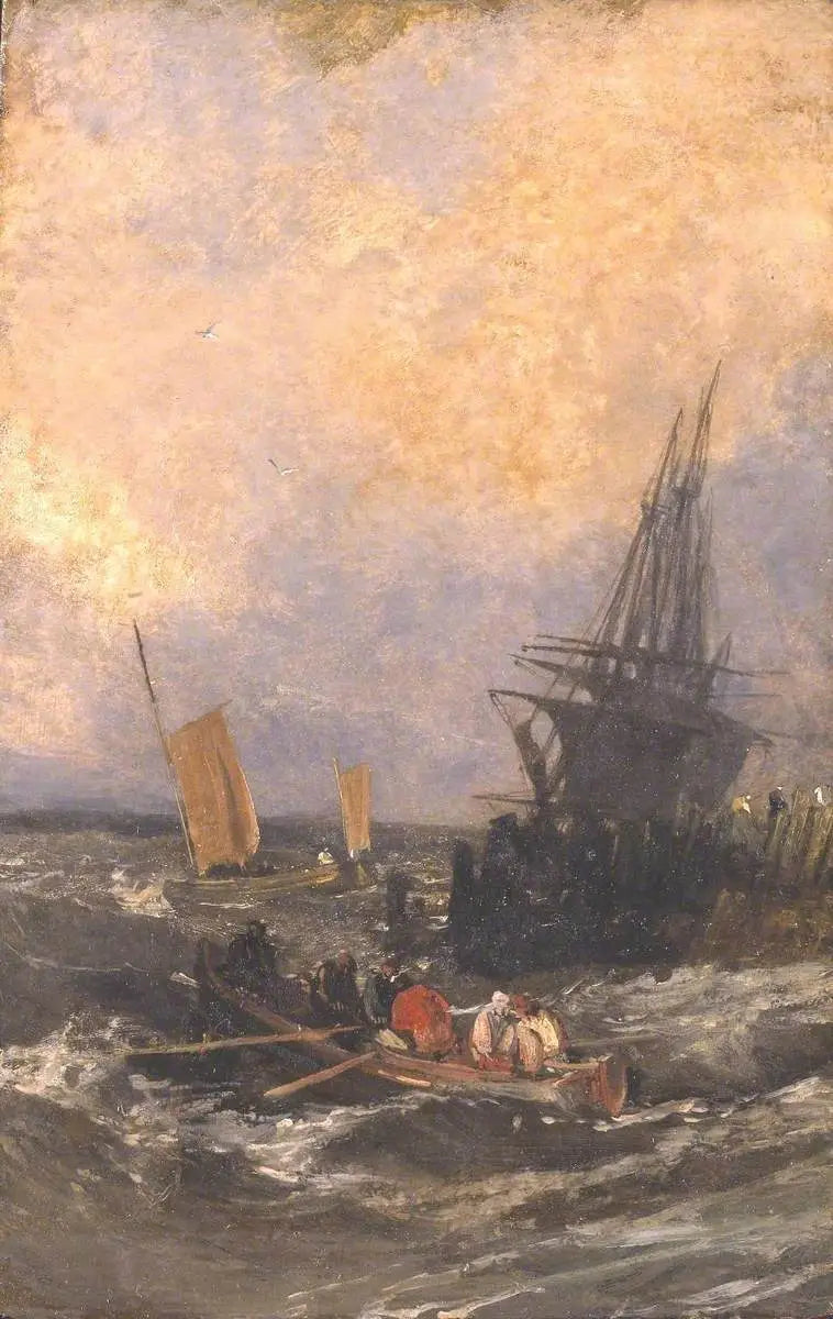 Versand durch einen Wellenbrecher - J. M. W. Turner
