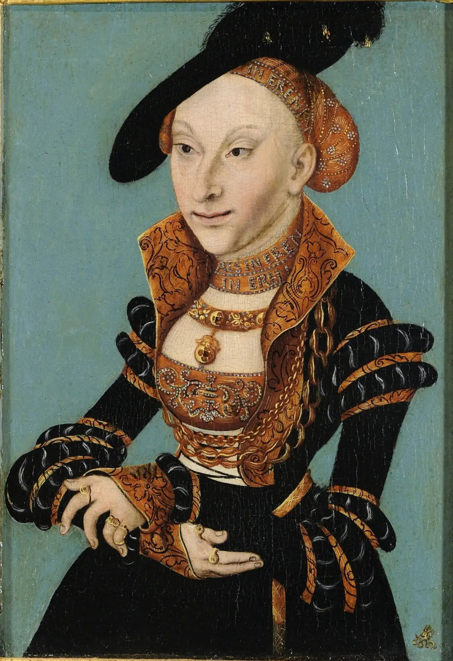 Sibylle von Kleve, Herzogin von Sachsen (1512-1554) - Lucas Cranach der Ältere