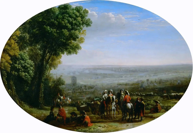 Sitz von La Rochelle von Ludwig XIII. - Claude Lorrain