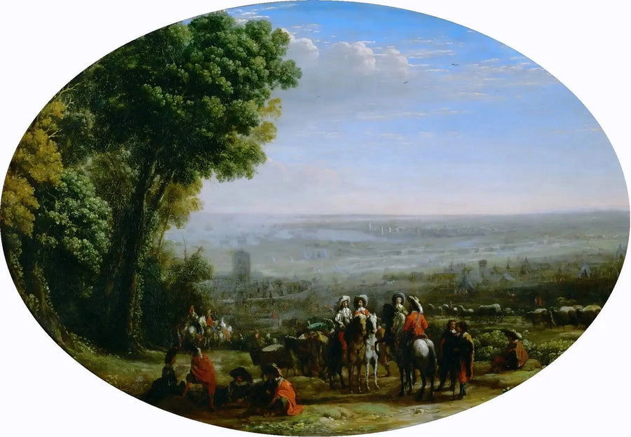 Sitz von La Rochelle von Ludwig XIII. - Claude Lorrain