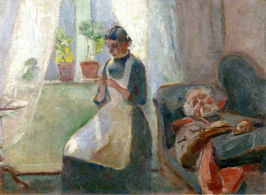 Nachmittagsruhe - Edvard Munch