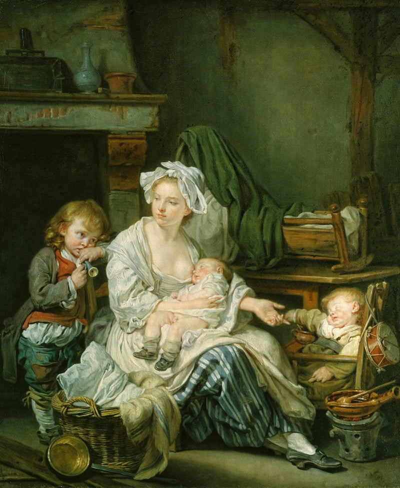 „Stille!“ - Jean-Baptiste Greuze