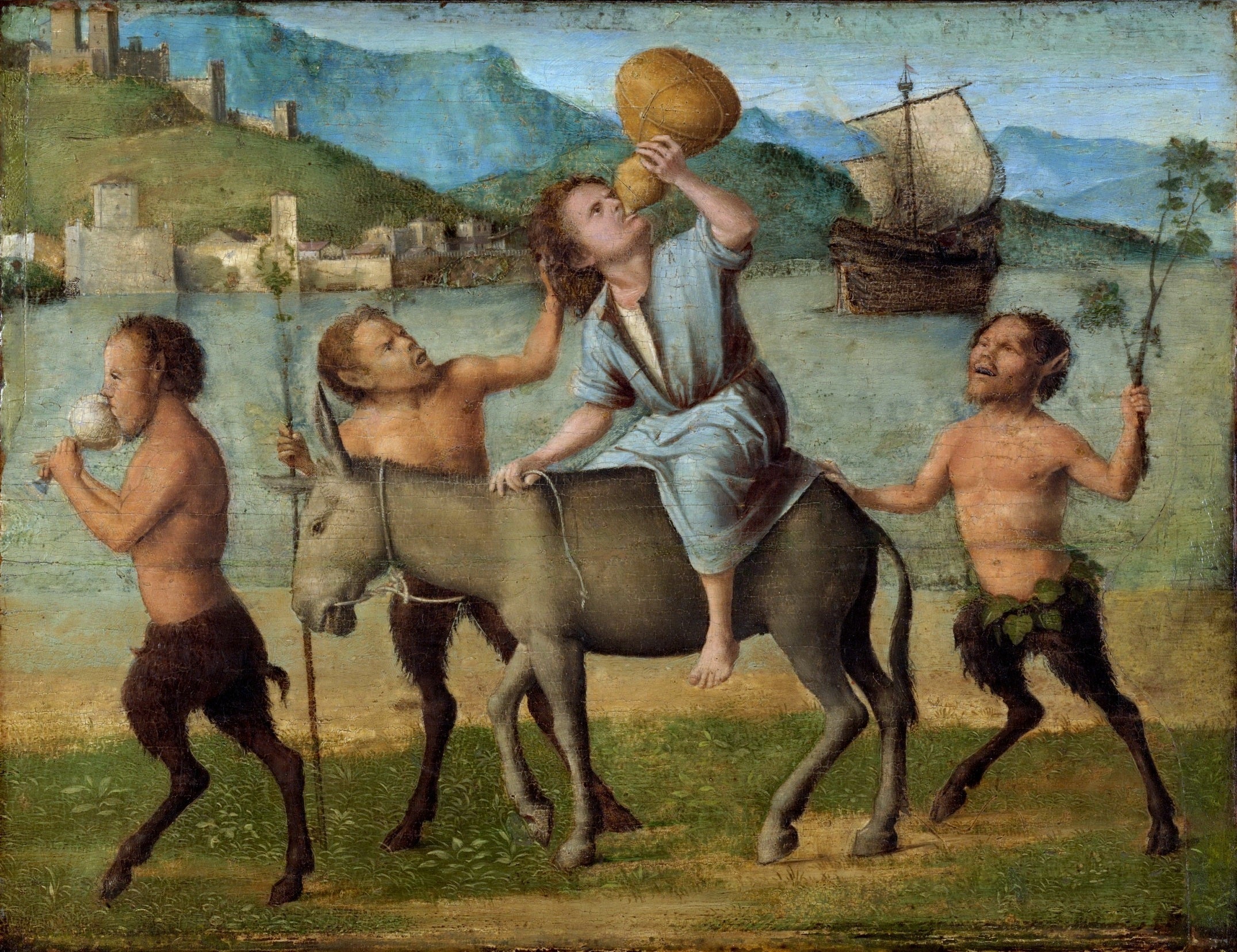 Silène et Satyre - Cima da Conegliano - Alpha Reproduction