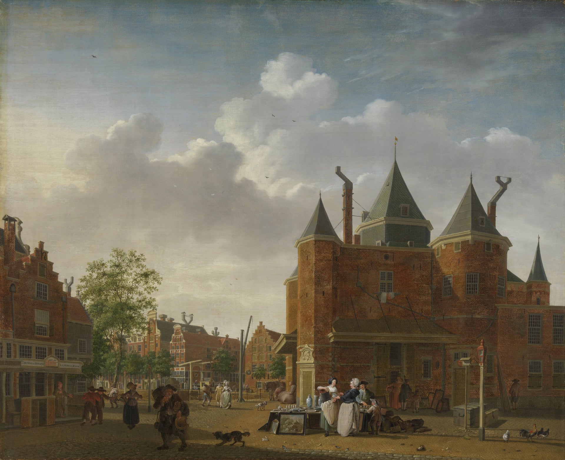Le Sint-Antoniuswaag à Amsterdam - Isaak Ouwater