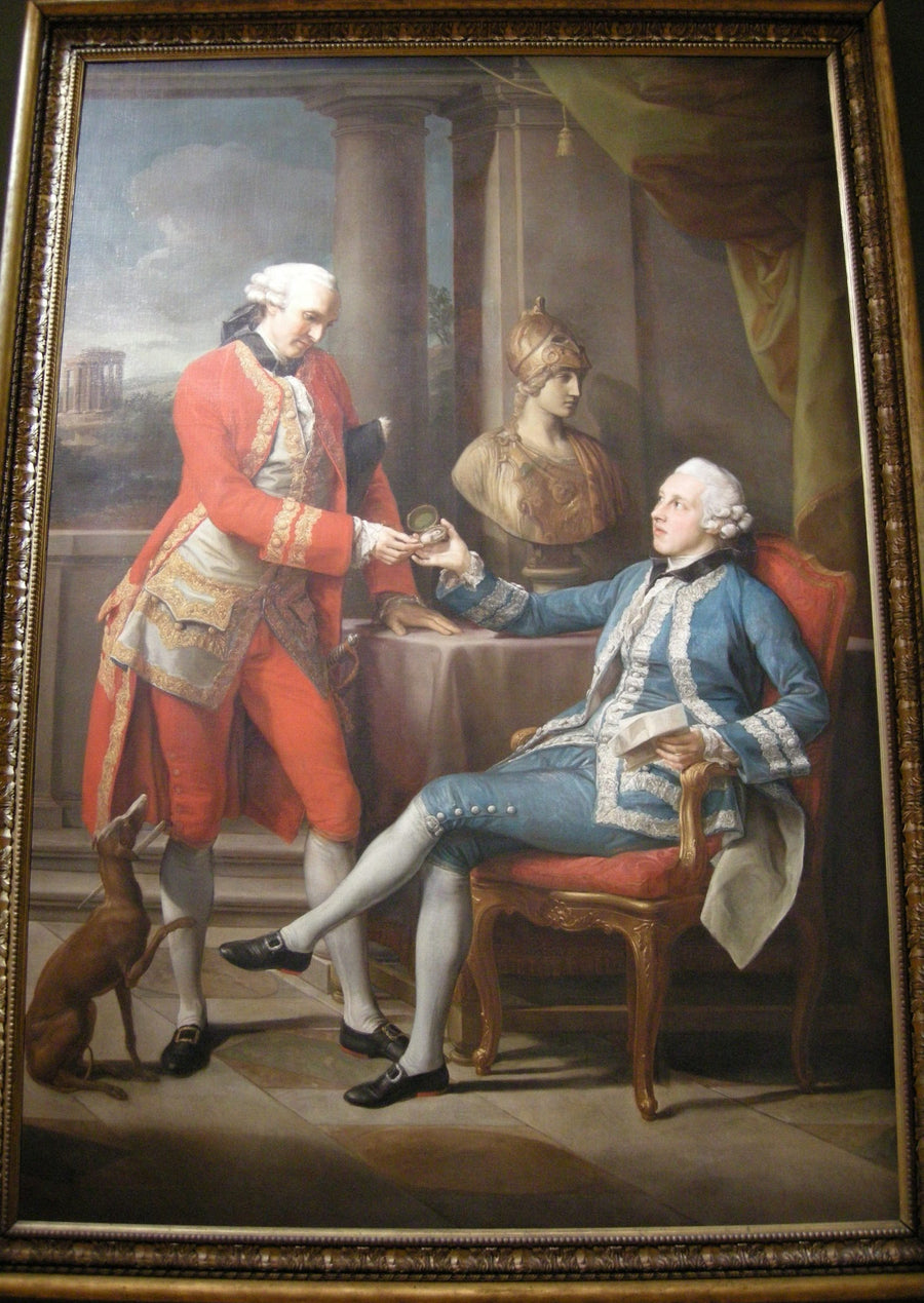 Sir Sampson Gideon und ein unbekannter Begleiter - Pompeo Batoni