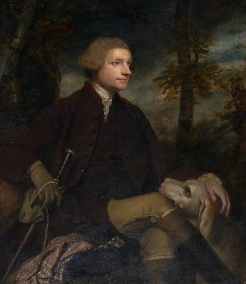 Sir Thomas Dyke Acland, 3. / 7. Baron Acland de Columb-John MP (1722-1785) - Joshua Reynolds