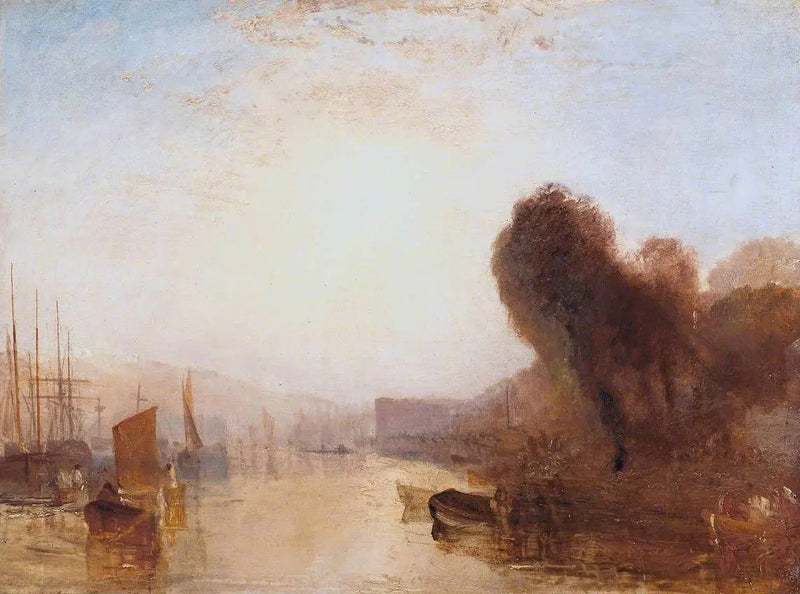 Skizze für 'East Cowes Castle, die Regatta, die für ihre Anlegestellen startet' Nr. 1 - J. M. W. Turner