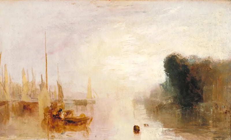 Skizze für 'East Cowes Castle, die Regatta, die für ihre Anlegestellen startet' Nr. 2 - J. M. W. Turner
