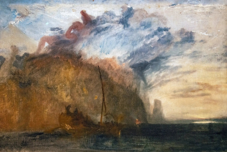 Skizze für 'Ulysses verspottet Polyphemus' - J. M. W. Turner