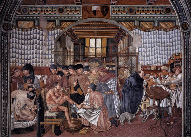 Pflege für Kranke - Domenico di Bartolo
