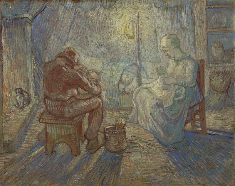 Abend (nach Millet) - Vincent van Gogh