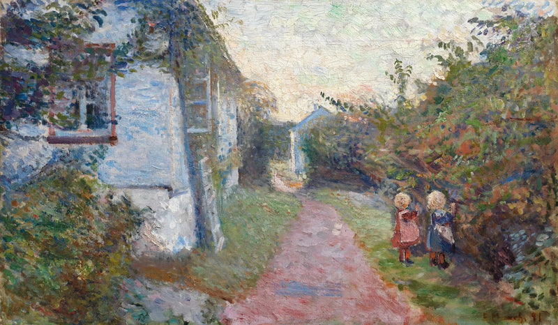 Sommerabend in Åsgardstrand - Edvard Munch