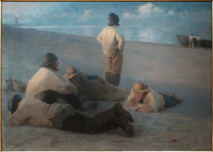 Sommerabend am Strand von Skagen - Peder Severin Krøyer