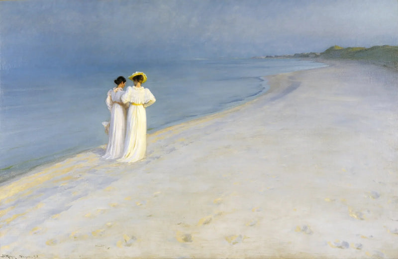 Sommerabend am Strand von Skagen - Peder Severin Krøyer