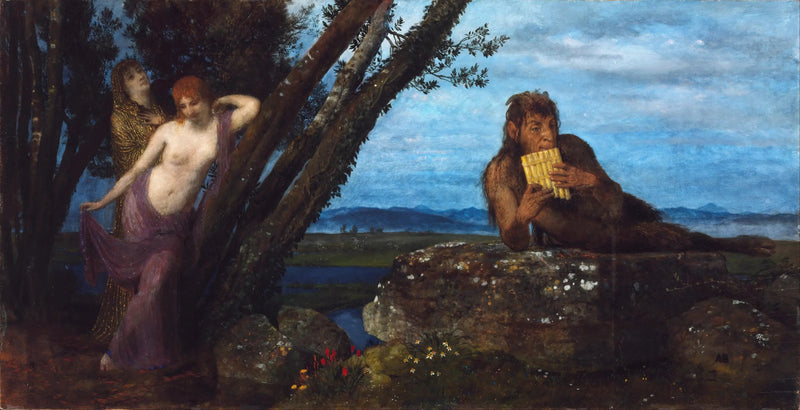 Frühlingsabend - Arnold Böcklin