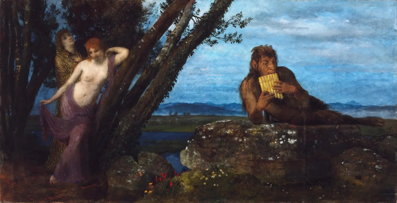 Frühlingsabend - Arnold Böcklin
