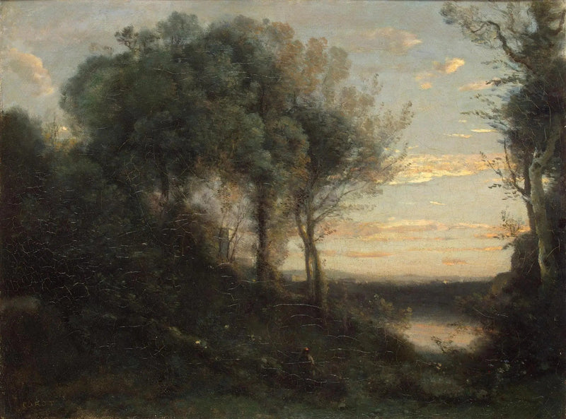Abend - Jean-Baptiste Camille Corot