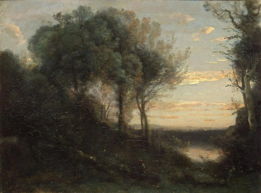 Abend - Jean-Baptiste Camille Corot