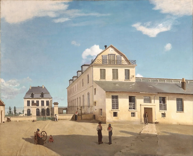 Soissons – Wohnhaus und Fabrik von Herrn Henry - Jean-Baptiste Camille Corot