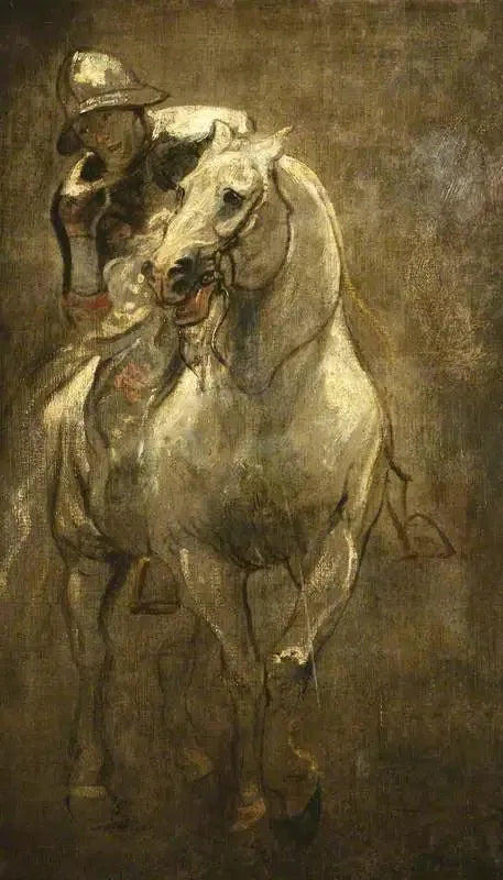 Reiter auf einem Pferd - Antoine van Dyck