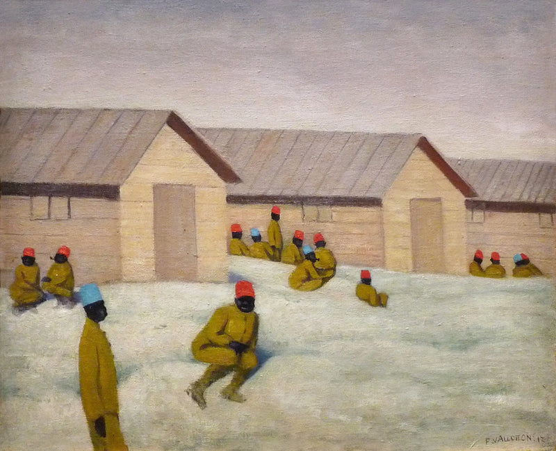Soldats sénégalais au Lager Mailly - Félix Vallotton