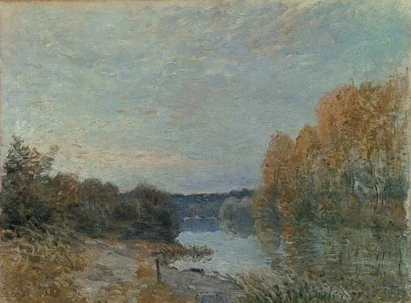 Sonnenuntergang - Alfred Sisley
