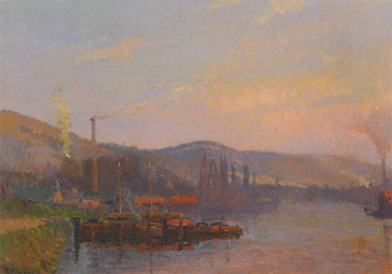 Sonnenuntergang Le Pré-aux-Loups - Robert Antoine Pinchon