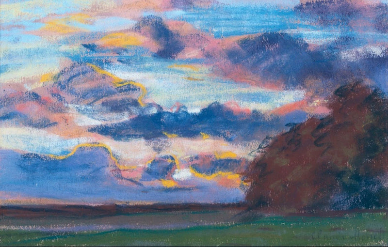 Untergehende Sonne P54 - Claude Monet