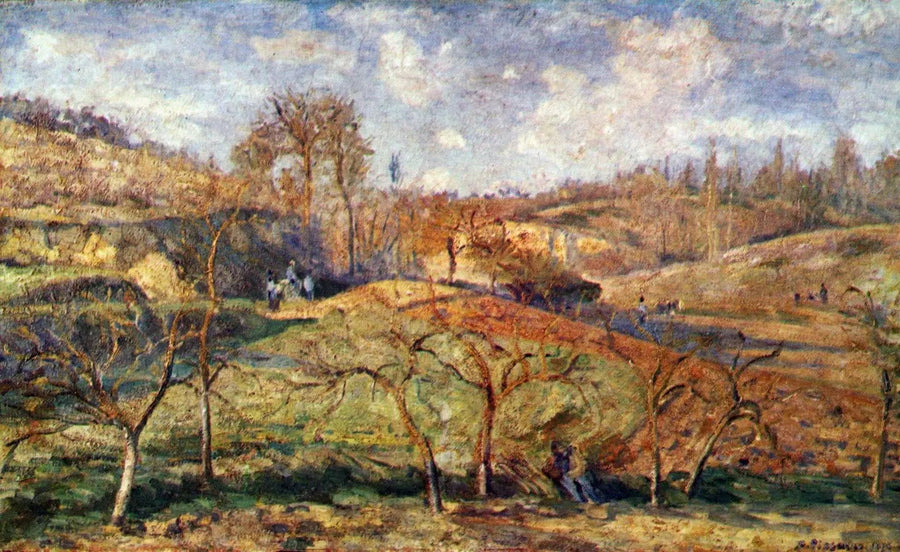 Sonne im März, Pontoise - Camille Pissarro