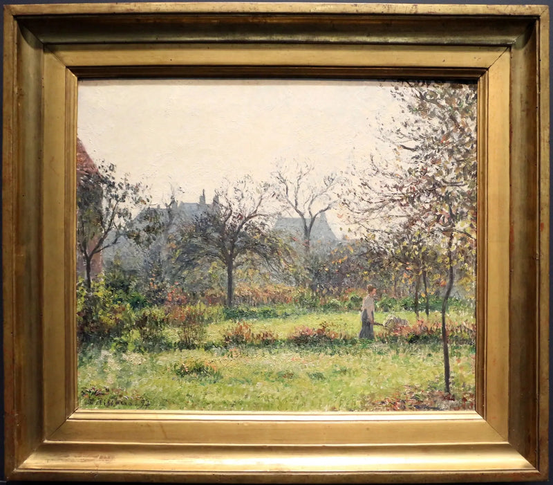 Morgenlicht, Herbst - Camille Pissarro