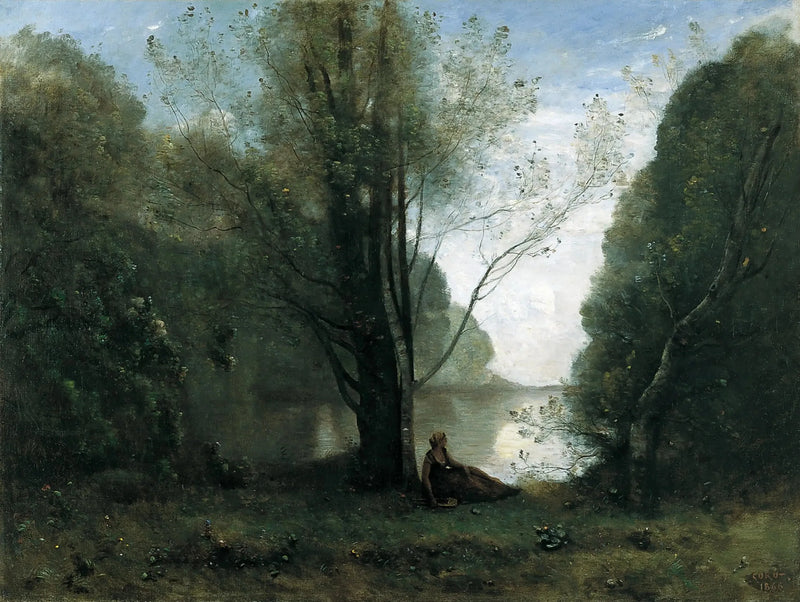 Einsamkeit. Souvenir de Vigen, Limousin - Jean-Baptiste Camille Corot
